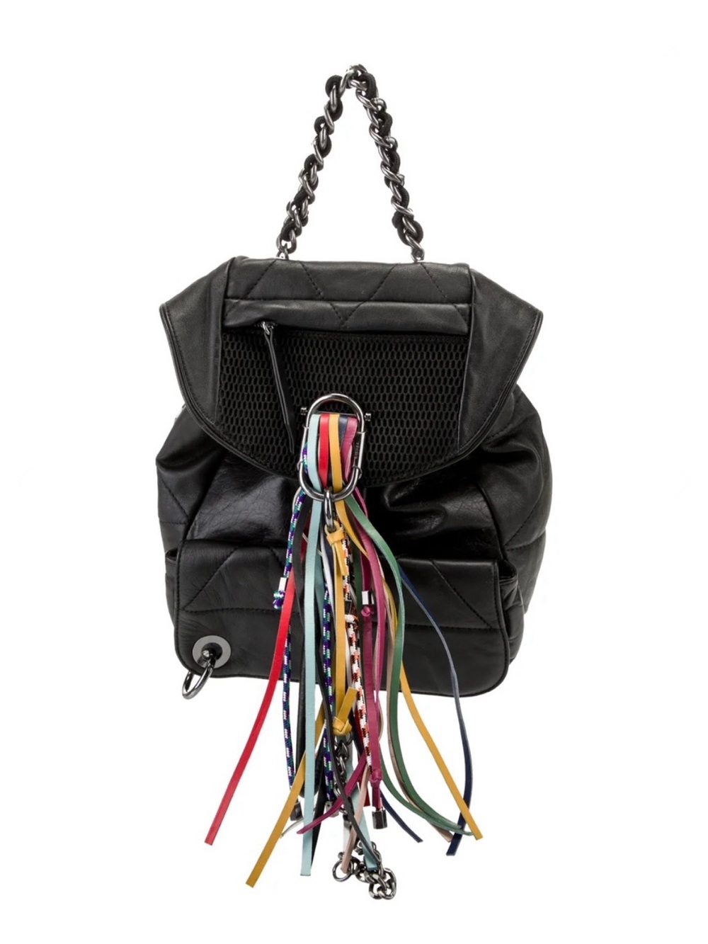 Diesel | Chain-linked Leather Backpack